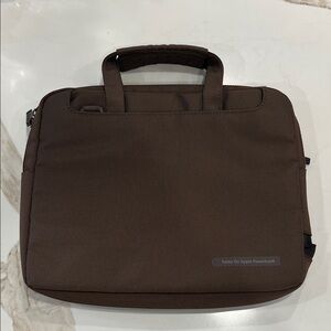 Brown ballistic nylon padded 12” Laptop Bag for the Apple Powerbook 🍎